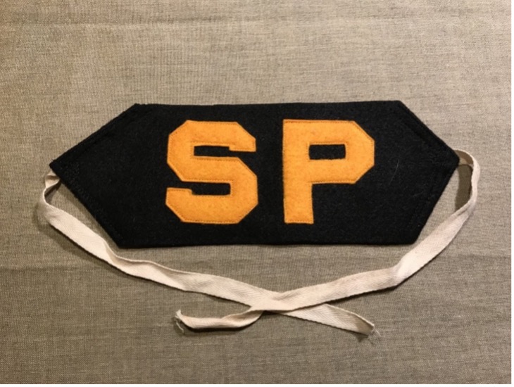 Черно-желтые нарукавные повязки БП / black-and-yellow SP armbands